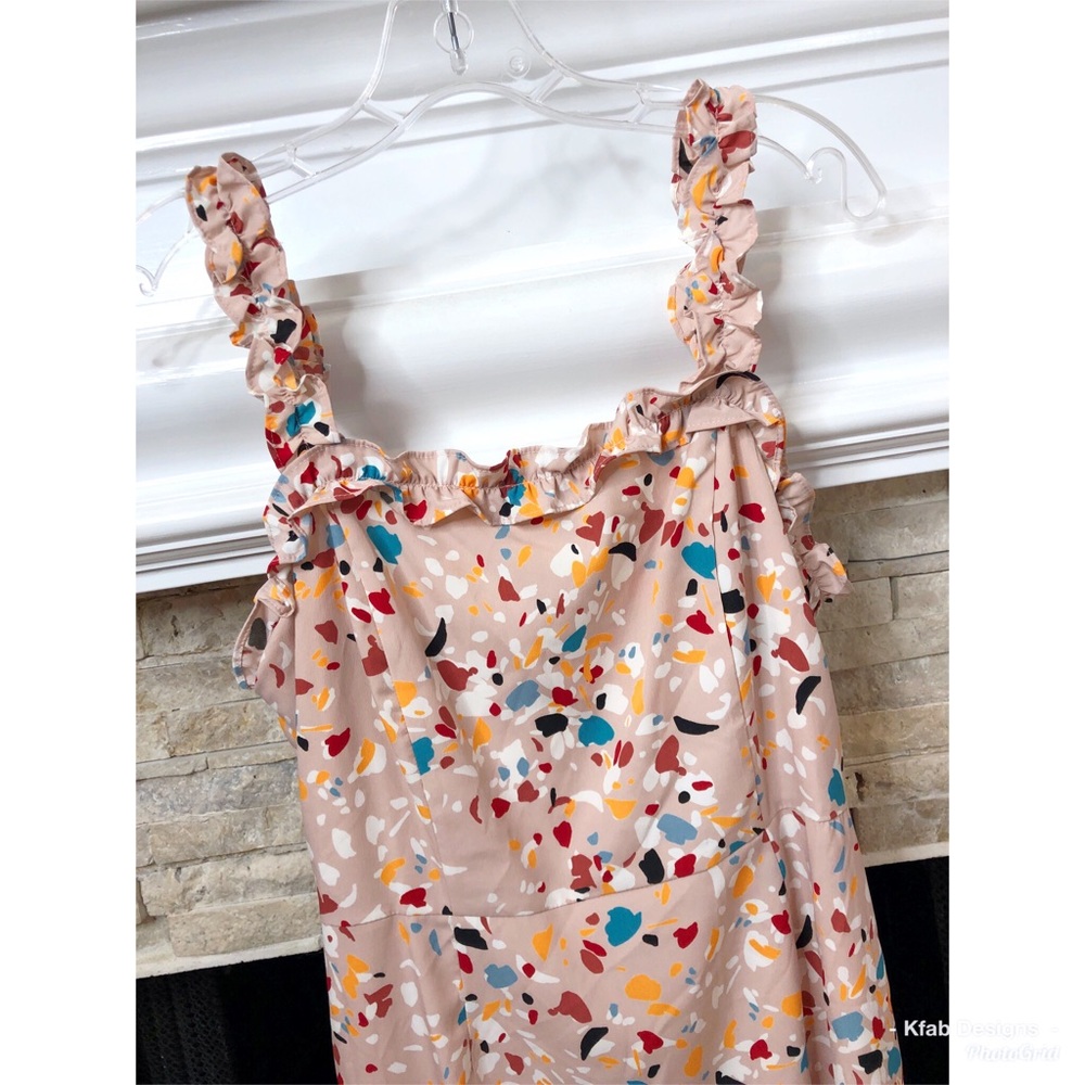 💖Lost + Wander Santa Rosa Blush Abstract Dress! - Picture 5 of 8